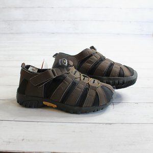 Gymboree Boys Closed Toe Trail Sandals Boy's Size 2 Brown Black